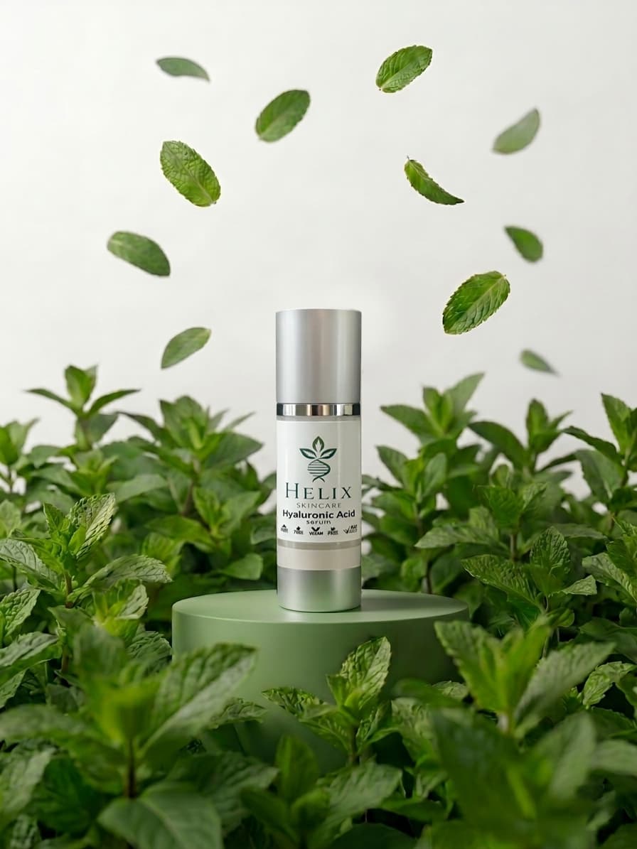 Skincare application detail