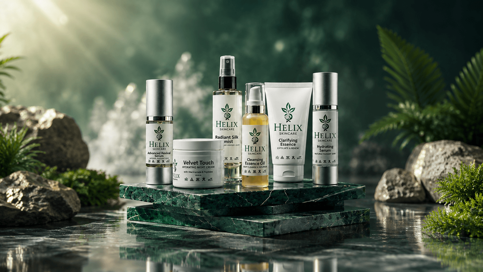 Helixpep skincare product line